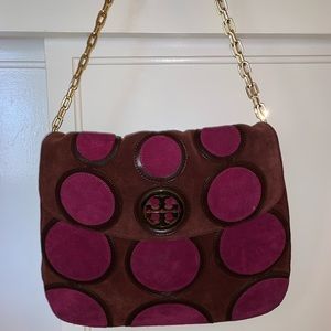 Tory Burch Suede Tote Bag